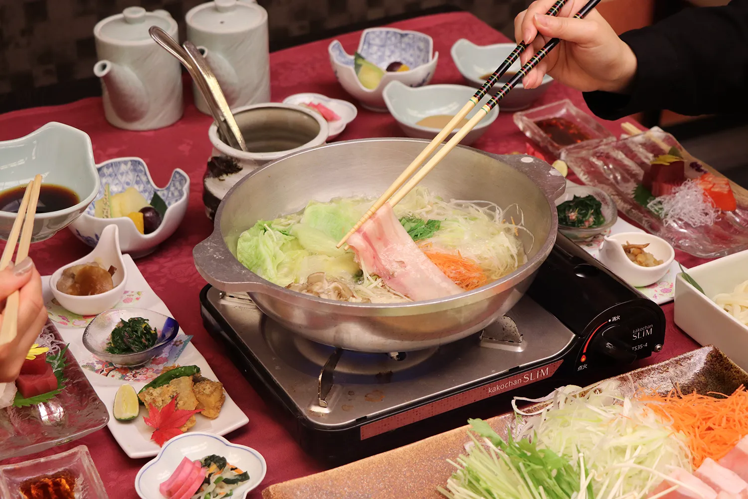 炎の火鍋 ～信州SPFポーク～ 家族団らん 友人 忘年会 新年会